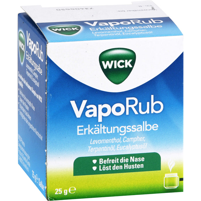 WICK VapoRup Erkältungssalbe, 25 g Ointment