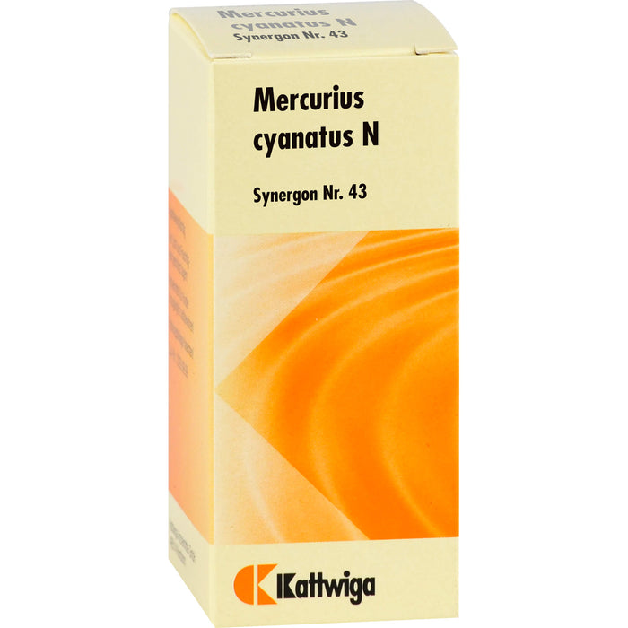 Kattwiga Synergon Nr. 43 Mercurius cyanatus N Tabletten, 100 pc Tablettes