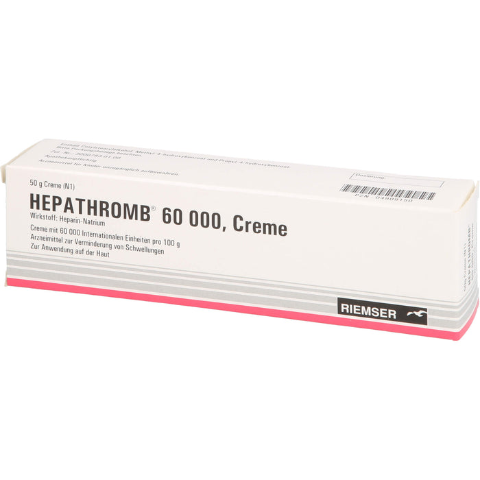 RIEMSER Hepathromb 60000 Creme, 50 g Creme