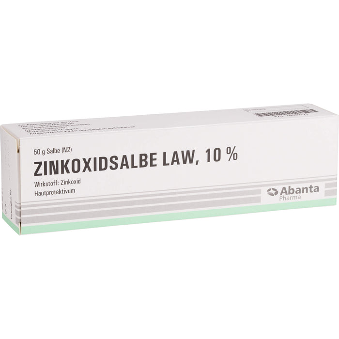 Abanta Pharma Zinkoxidsalbe LAW 10 % Hautprotektivum, 50 g Salbe