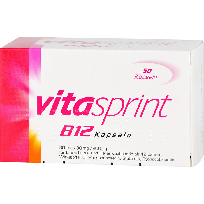 Vitasprint B12 Kapseln, 50 pc Capsules