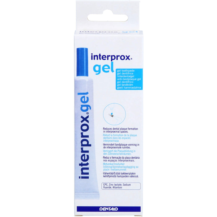 interprox gel verringert die Plaquebildung in den Zahnzwischenräumen, 20 ml Dentifrice