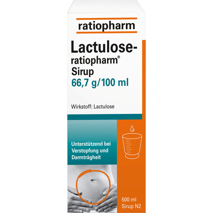 Lactulose-ratiopharm Sirup, 500 ml SIR