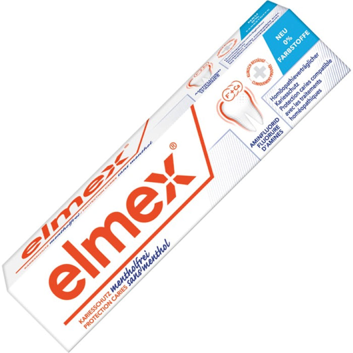 elmex Kariesschutz mentholfrei Zahnpasta, 75 ml Toothpaste