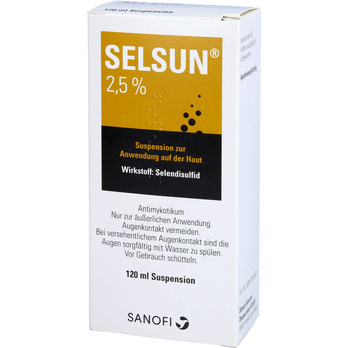 SELSUN 2,5 %, Suspension zur Anwendung auf der Haut, 120 ml Lösung