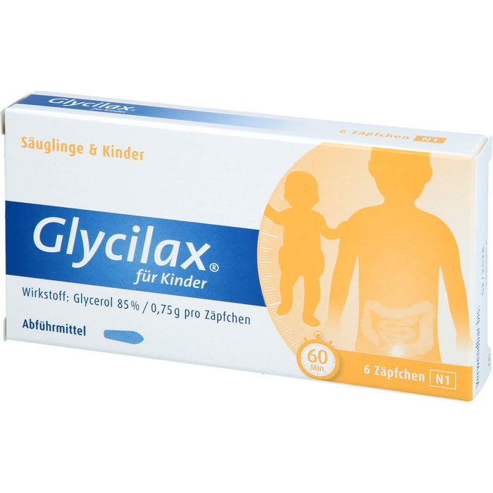 Glycilax für Kinder Abführmittel Zäpfchen, 5 pcs. Suppositories