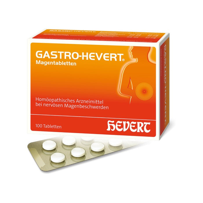 Gastro Hevert Magentabletten bei nervösen Magenbeschwerden, 100 St. Tabletten