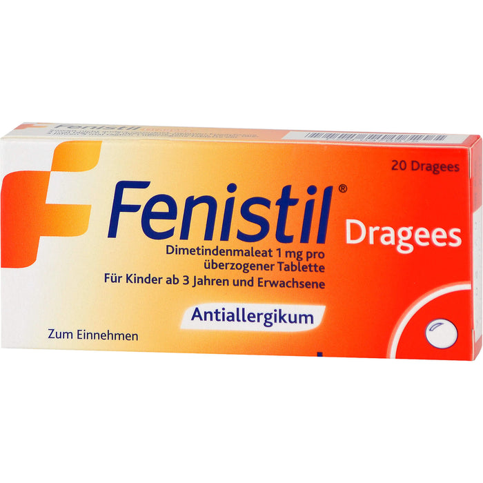 Fenistil kohlpharma Dragees bei Allergien, 20 pc Tablettes