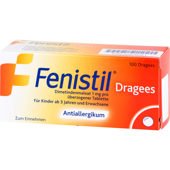 Fenistil kohlpharma Dragees bei Allergien, 100 pc Tablettes