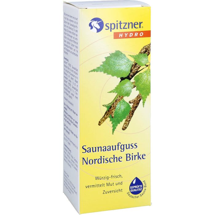 spitzner Hydro Saunaaufguss Nordische Birke, 190 ml Concentré