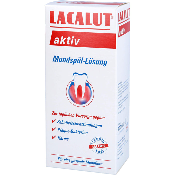 Lacalut aktiv Mundspüllösung, 300 ml Lösung