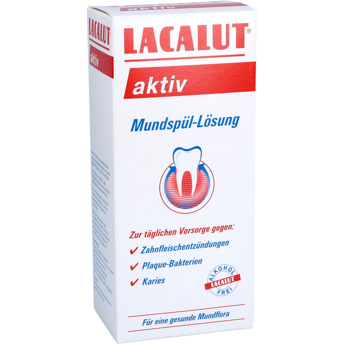 Lacalut aktiv Mundspüllösung, 300 ml Lösung