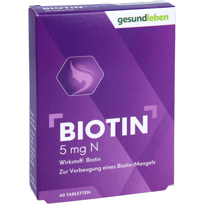 gesund leben Biotin 5 mg N, 60 St TAB