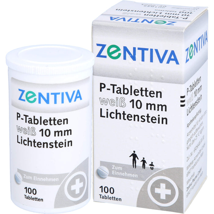 Winthrop P-Tabletten weiß 10 mm Lichtenstein, 100 pc Tablettes