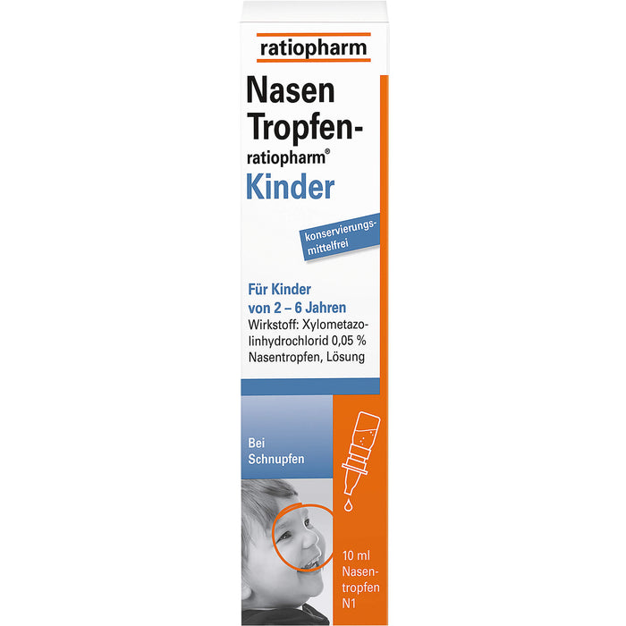 NasenTropfen-ratiopharm Kinder, 10 ml Lösung