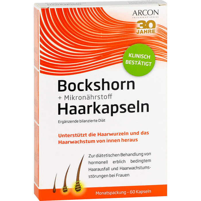 Arcon Bockshorn + Mikronährstoff Haarkapseln, 60 pcs. Capsules