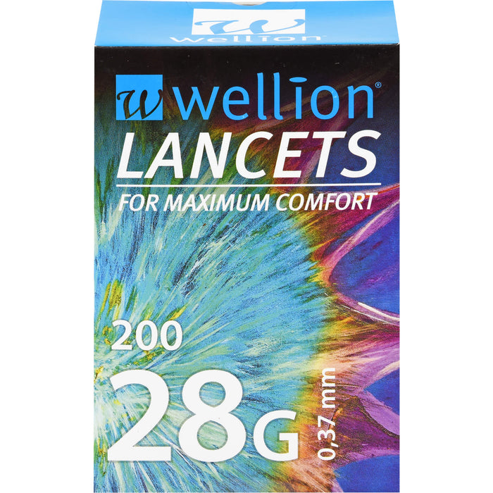 WELLION 28G Lancets, 200 St LAN