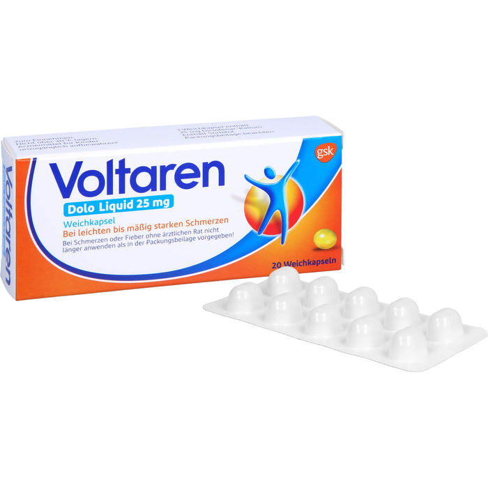 Voltaren Dolo Liquid 25 mg Weichkapseln, 20 St. Kapseln