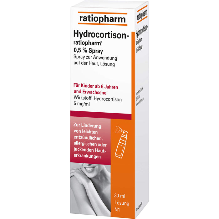 Hydrocortison-ratiopharm 0,5 % Spray, 30 ml Solution