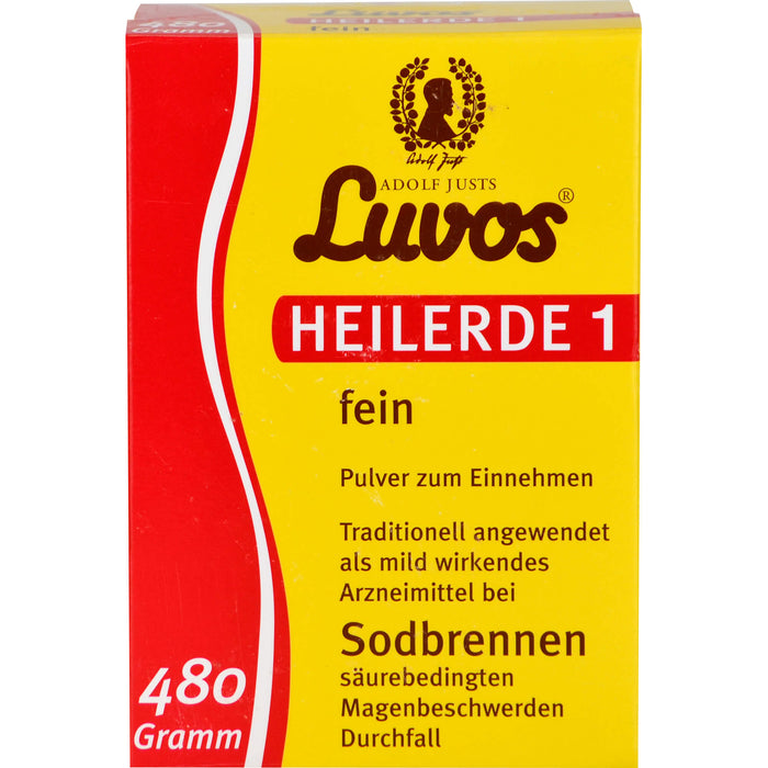 Luvos Heilerde 1 fein Pulver bei Sodbrennen, 480 g Poudre