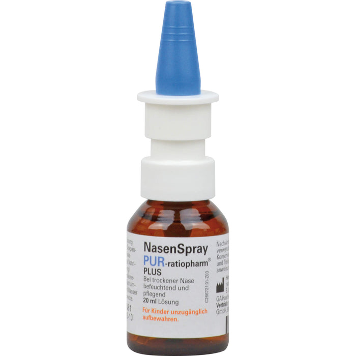 Nasenspray PUR-ratiopharm PLUS, 20 ml Lösung