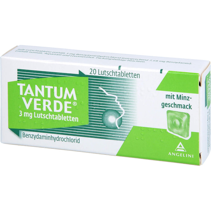 Tantum Verde Lutschtabletten mit Minzgeschmack, 20 pcs. Tablets