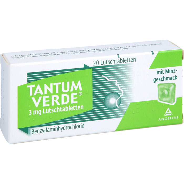 Tantum Verde Lutschtabletten mit Minzgeschmack, 20 pcs. Tablets