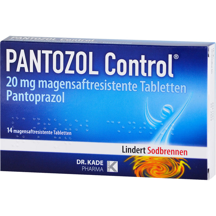 DR. KADE PANTOZOL Control Tabletten bei Sodbrennen, 14 pcs. Tablets