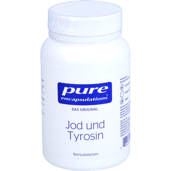 pure encapsulations Jod und Tyrosin Kapseln, 60 pcs. Capsules