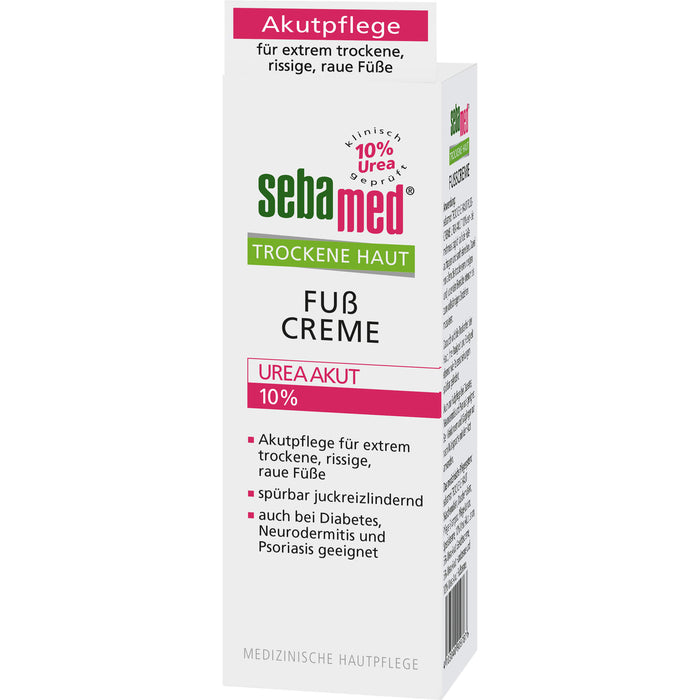 Sebamed Fußcreme für trockene Haut 10% Urea, 100 ml Cream