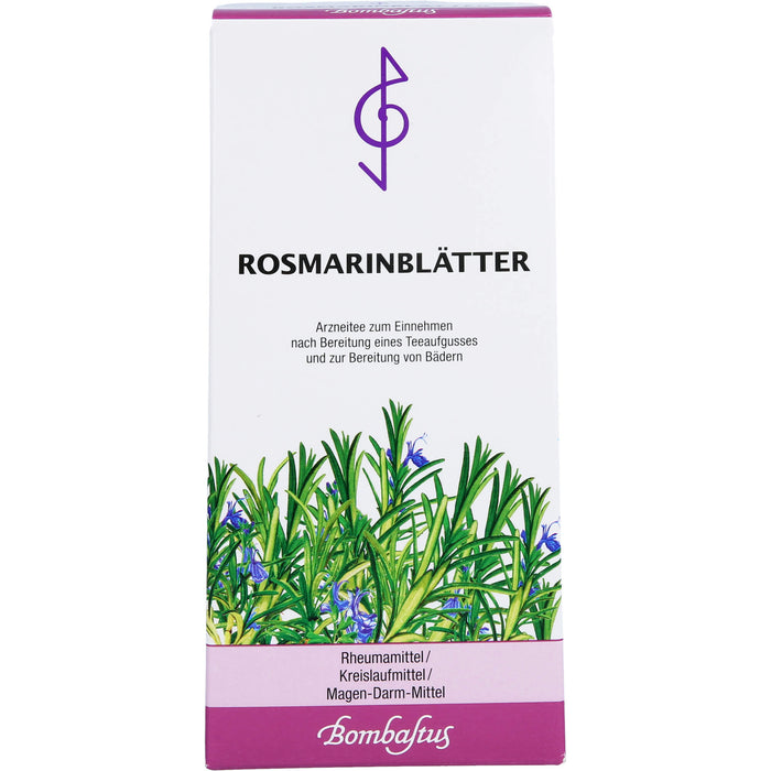 Bombastus Rosmarinblätter Rheumamittel / Kreislaufmittel / Magen-Darm-Mittel, 125 g Thé