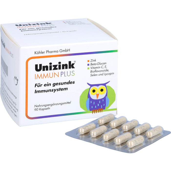 Unizink Immun Plus Kapseln, 90 pc Capsules