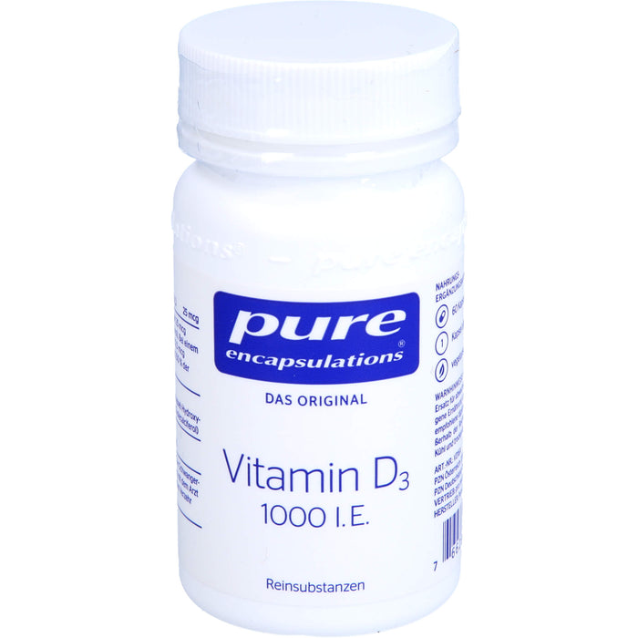 pure encapsulations Vitamin D3 1000 I.E. Kapseln, 60 pc Capsules