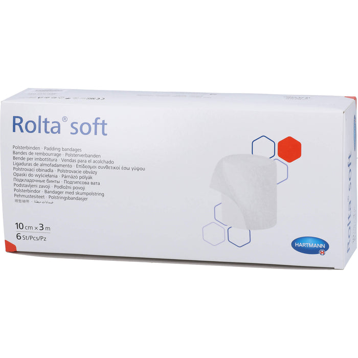 Rolta Soft Synth.-Wattebinde 3mx10cm, 6 St BIN