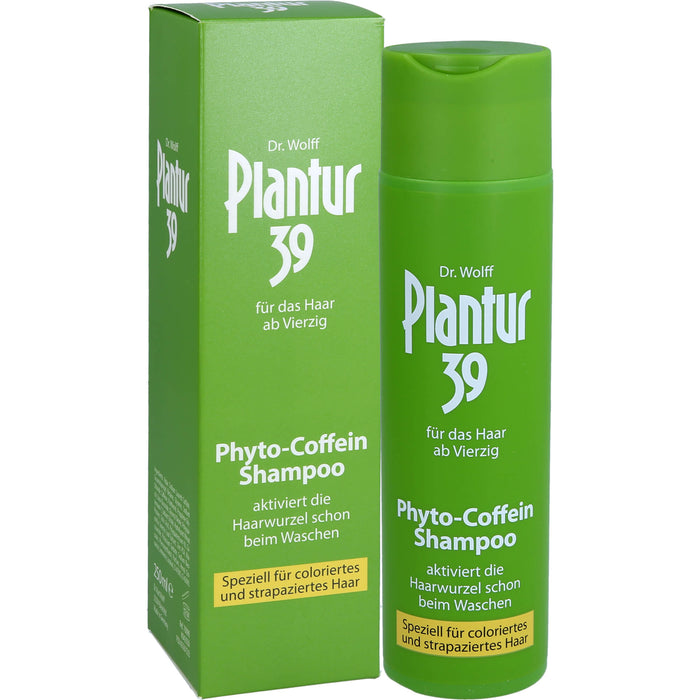 Plantur 39 Coffein-Shampoo speziell für coloriertes und strapaziertes Haar, 250 ml Shampoo