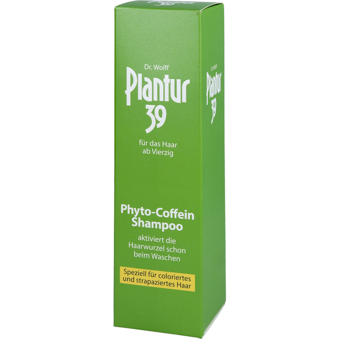 Plantur 39 Coffein-Shampoo speziell für coloriertes und strapaziertes Haar, 250 ml Shampoo