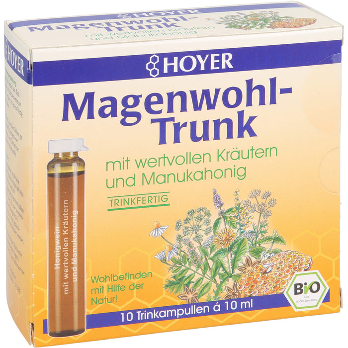 HOYER Magenwohl-Trunk Trinkampullen, 10X10 ml TRA