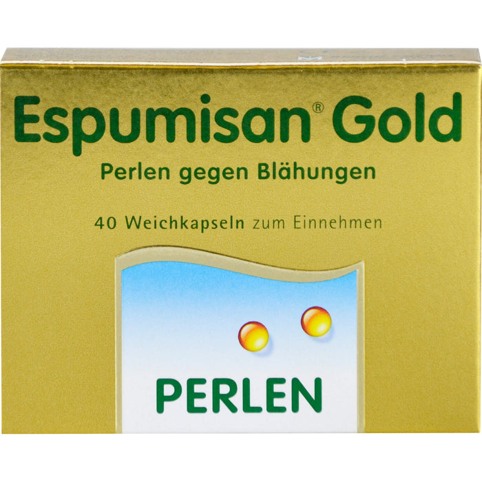 Espumisan Gold Weichkapseln Perlen gegen Blähungen, 40 pc Capsules