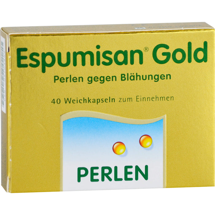 Espumisan Gold Weichkapseln Perlen gegen Blähungen, 40 pc Capsules