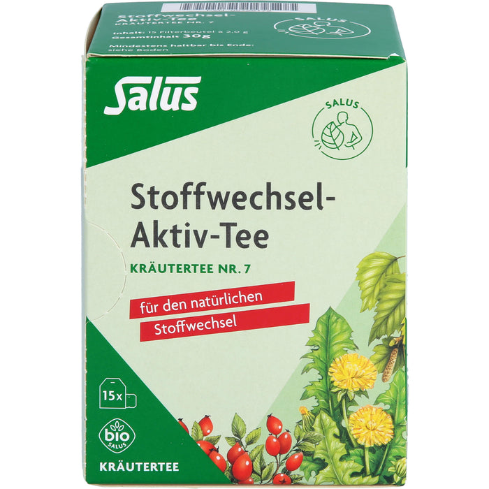 Salus Stoffwechsel-Aktiv Tee Kräutertee Nr. 7, 15 St. Filterbeutel