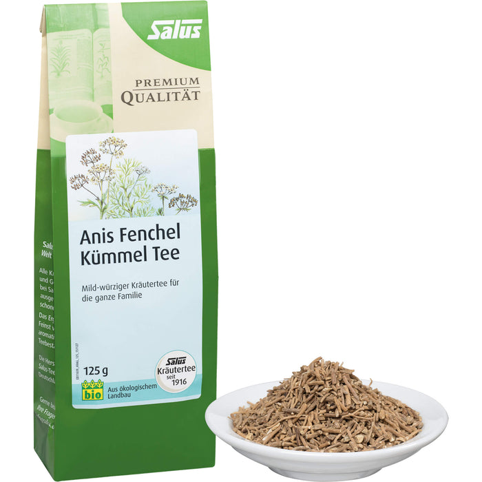 Salus Anis Fenchel Kümmel Tee, 125 g Thé