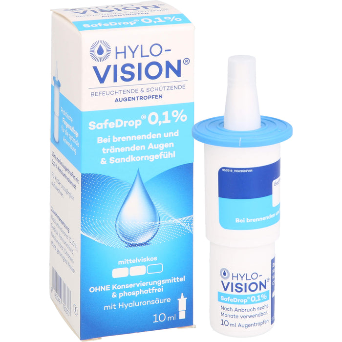 Hylo-Vision SafeDrop 0,1 % Lösung Fläschchen, 10 ml Solution