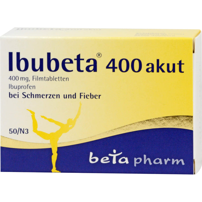 Ibubeta 400 akut Tabletten, 50 pc Tablettes