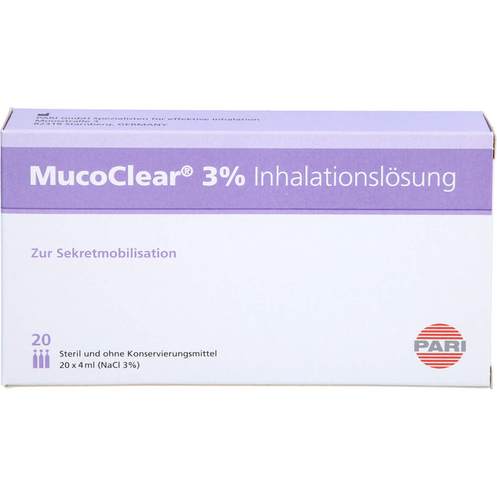 Mucoclear 3 % Inhalationslösung, 20 St. Ampullen