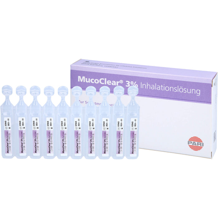 Mucoclear 3 % Inhalationslösung, 20 pcs. Ampoules