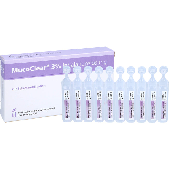 Mucoclear 3 % Inhalationslösung, 20 pcs. Ampoules