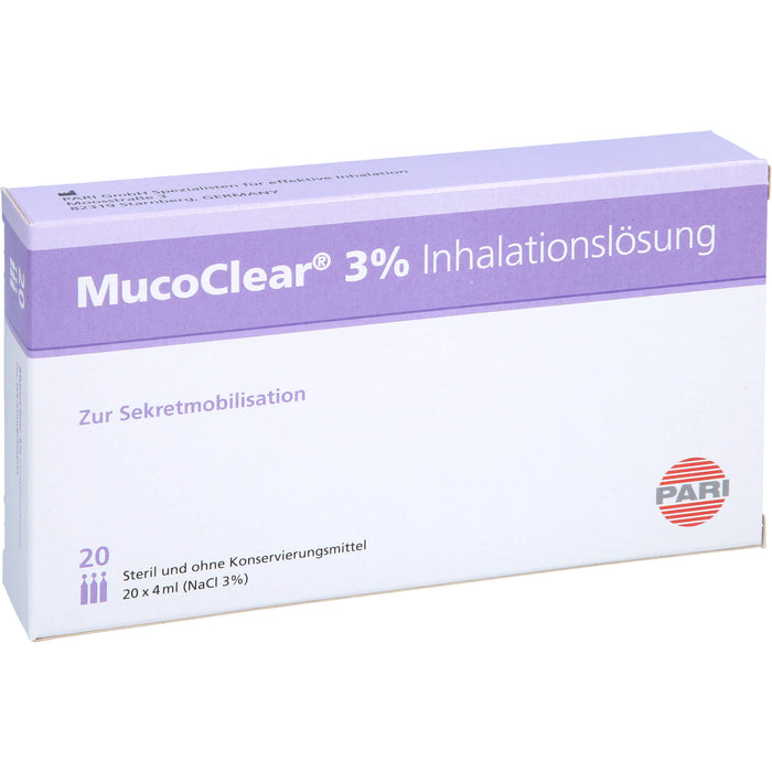 Mucoclear 3 % Inhalationslösung, 20 pc Ampoules