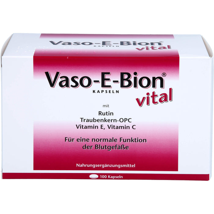 Vaso-E-Bion vital Kapseln, 100 pc Capsules