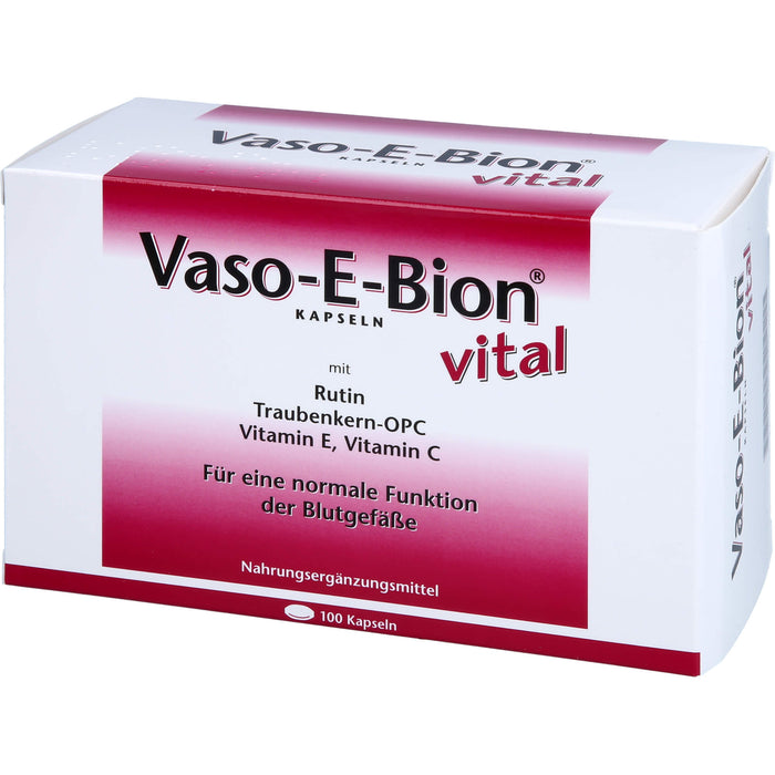 Vaso-E-Bion vital Kapseln, 100 pcs. Capsules