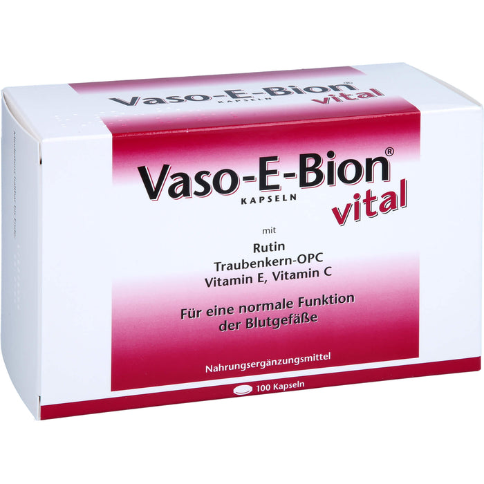 Vaso-E-Bion vital Kapseln, 100 St. Kapseln